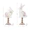 Glitzhome&#xAE; 12.5&#x22; Easter Wooden Bunny Table D&#xE9;cor Set